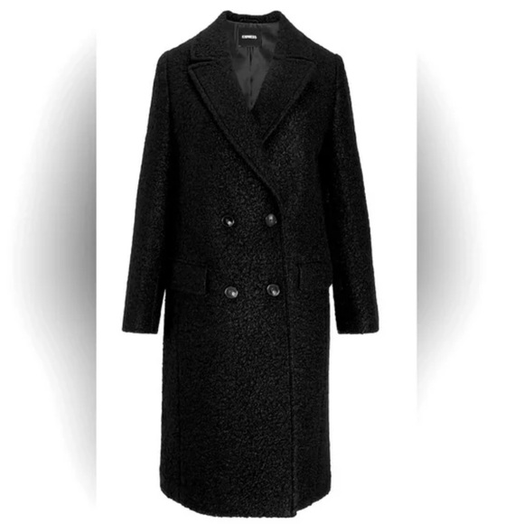 Express Jackets & Blazers - Express Sherpa Medium black jacket